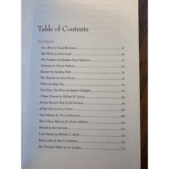 Twice the terror. The Horror Zine. Volume two. Edited by Jeani Rector. Paperback - Picture 3 of 5